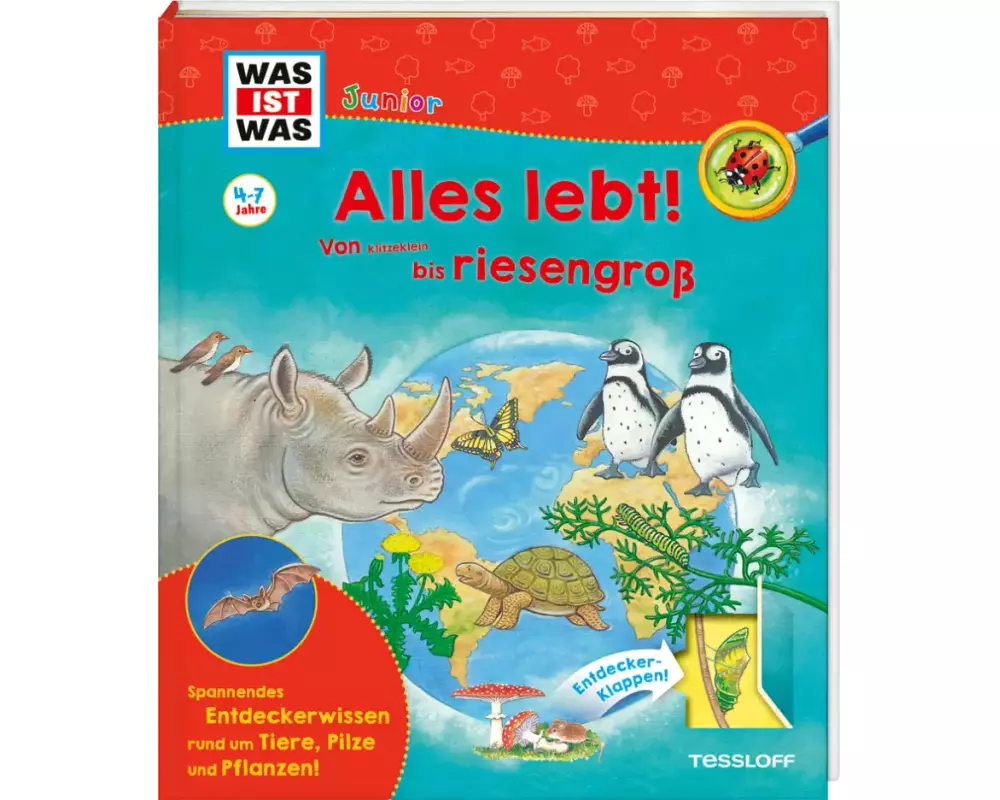 WAS IST WAS Junior Alles lebt! Von klitzeklein bis riesengroß