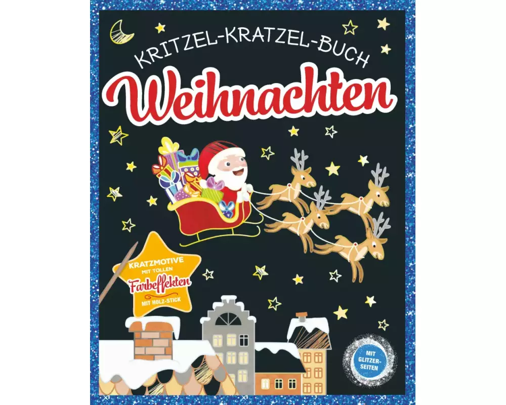 Kritzel-Kratzel-Buch Weihnachten. Für Kinder ab 5 Jahren