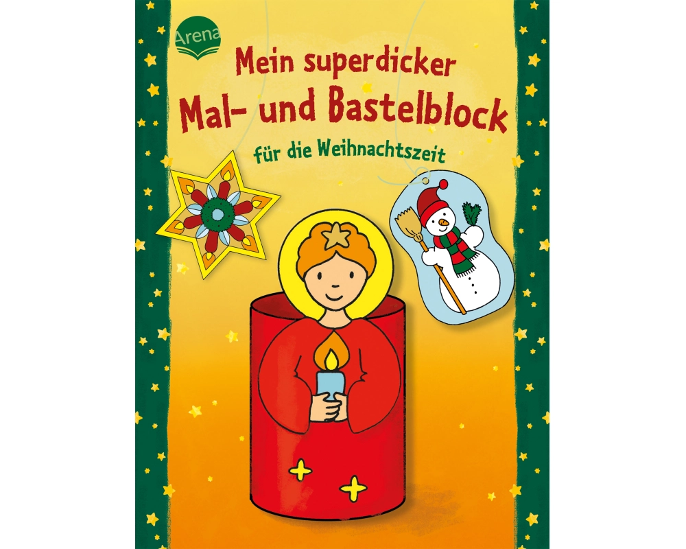 Mein superdicker Mal- und Bastelblock für die Weihnachtszeit
