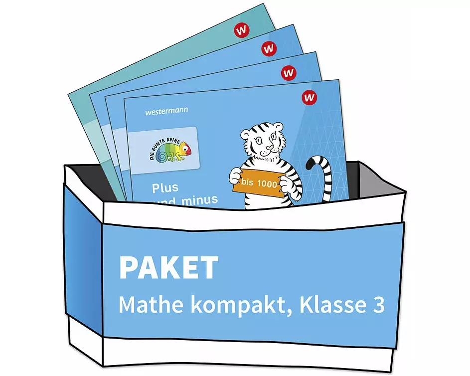 DIE BUNTE REIHE - Mathematik. Paket Mathe kompakt Klasse 3