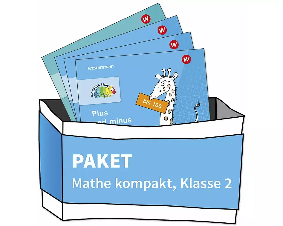 DIE BUNTE REIHE - Mathematik. Paket Mathe kompakt Klasse 2