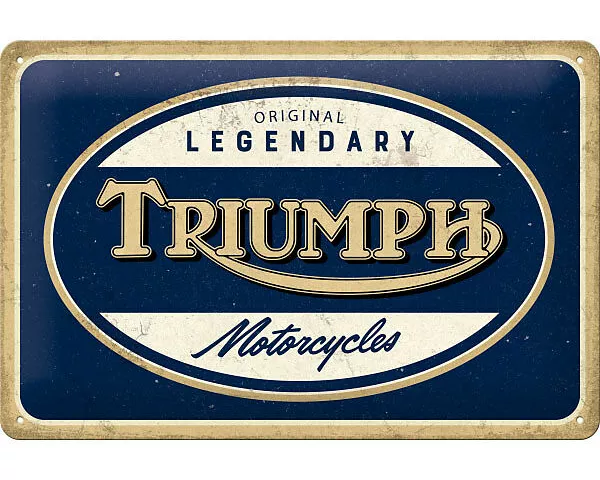 Blechschild. Triumph / Motorcycles