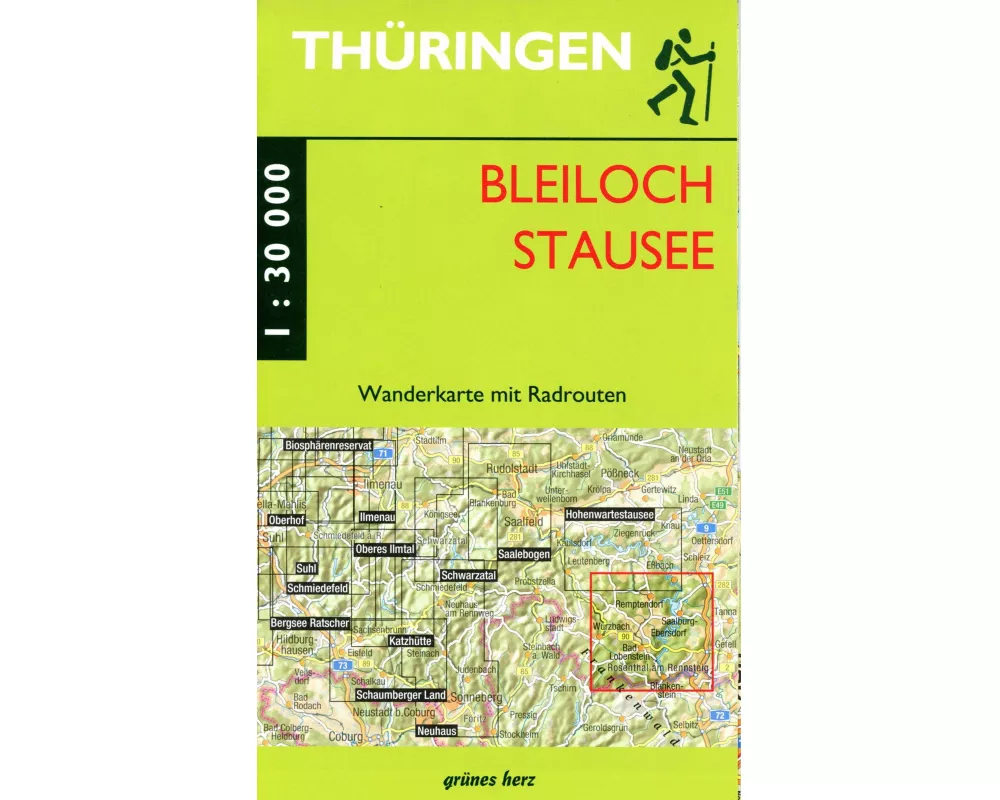 Wanderkarte Bleilochstausee