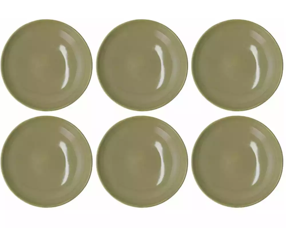 Villa Collection Suppen- & Pastateller Shoku Ø 21 cm, 6 Stück, Grün