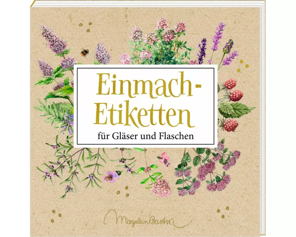 Etikettenbüchlein – Natur Pur - Marjolein Bastin