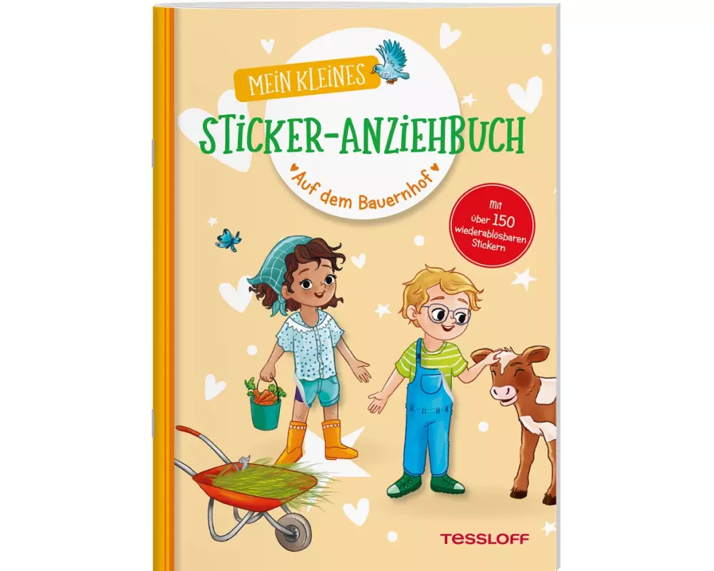 Mein kleines Sticker-Anziehbuch. Auf dem Bauernhof