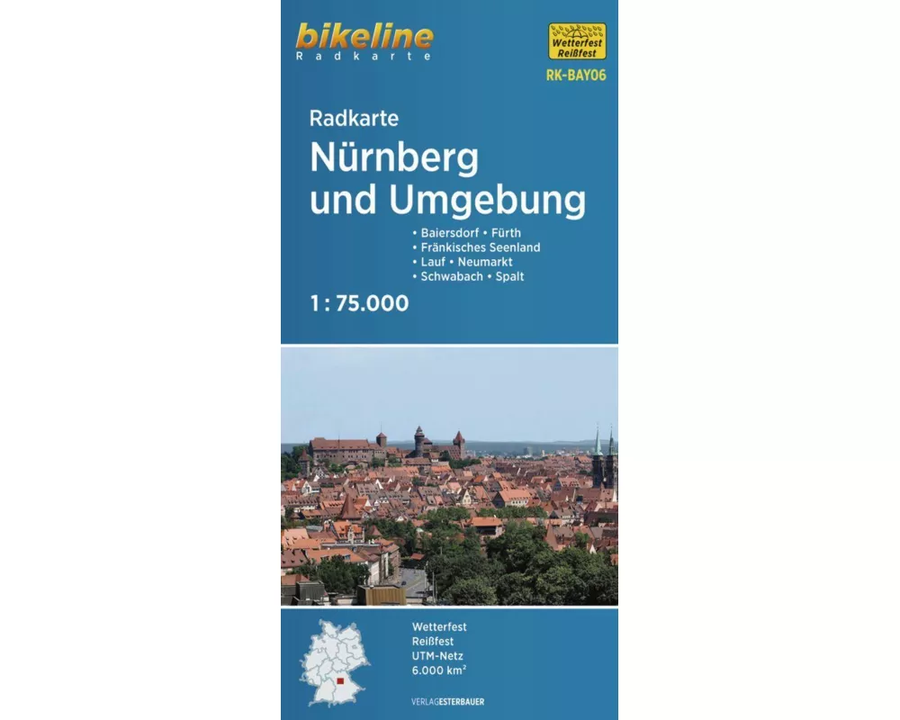 Radkarte Nürnberg und Umgebung (RK-BAY06)