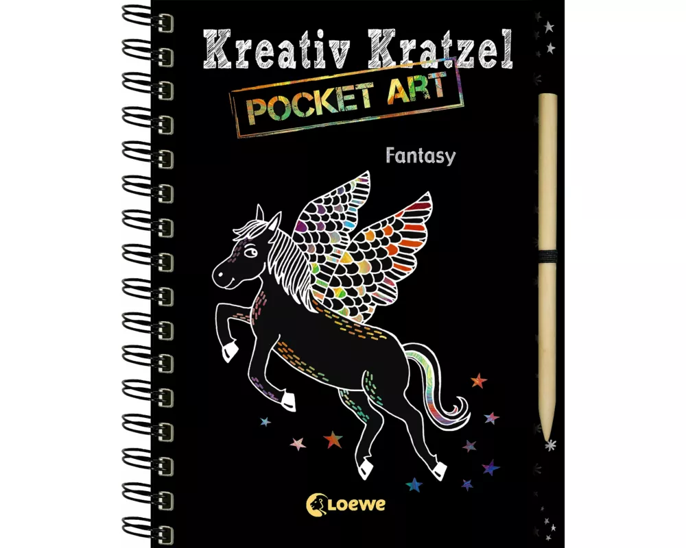 Kreativ-Kratzel Pocket Art: Fantasy