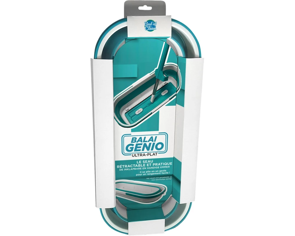 CPC Eimer faltbar zu Genio Mopp 9 l, Grün/Weiss