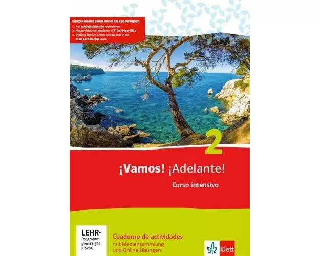 ¡Vamos! ¡Adelante! 2. Curso intensivo. Cuaderno de actividades mit Mediensammlung und Online-Übungen