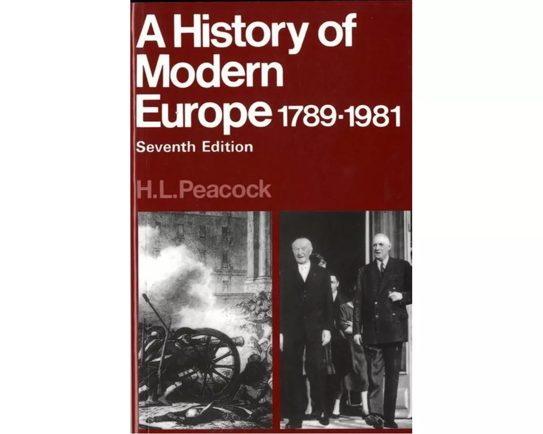 Hist Modern Europe 1789-1981