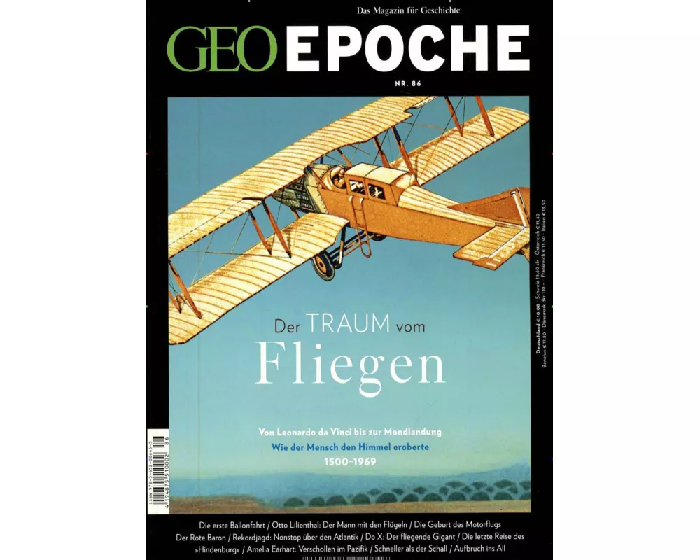 GEO Epoche 86/2017 - Der Traum vom Fliegen