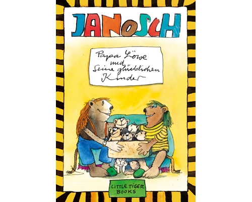 Papa Löwe und seine glücklichen Kinder