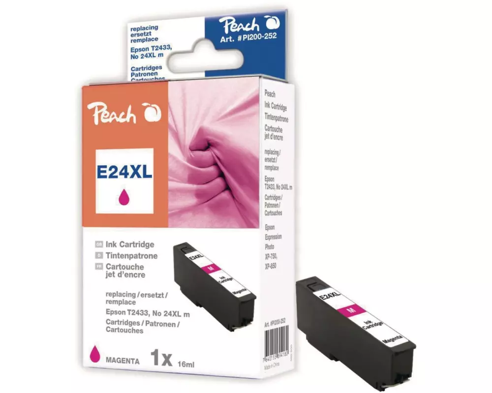 Peach Tinte Epson T2433 Nr. 24XL Magenta