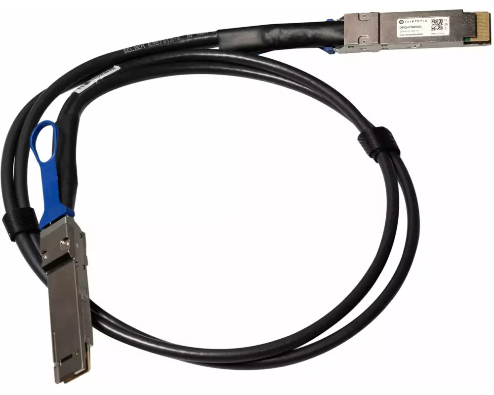 MikroTik Direct Attach Kabel DDQ+DA0001 QSFP-DD/QSFP-DD 1 m