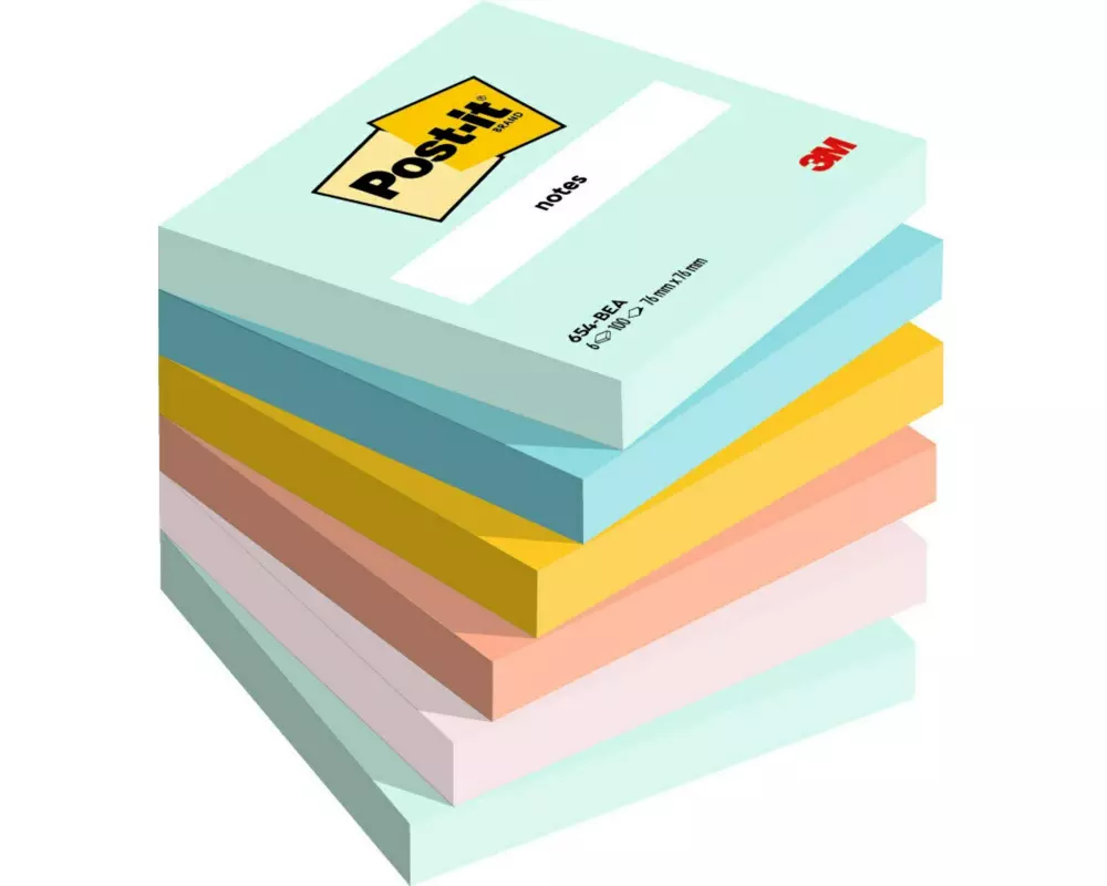 Post-it Notizzettel Beachside Collection, 76 x 76 mm