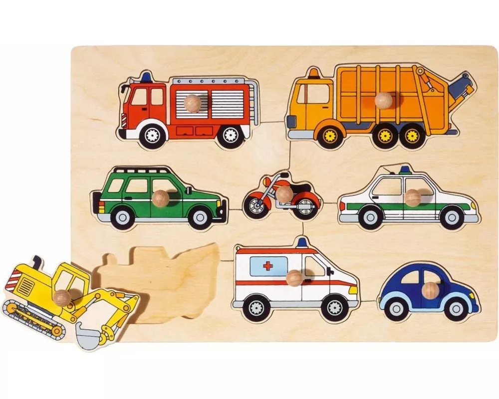 Steckpuzzle Verkehrsmittel