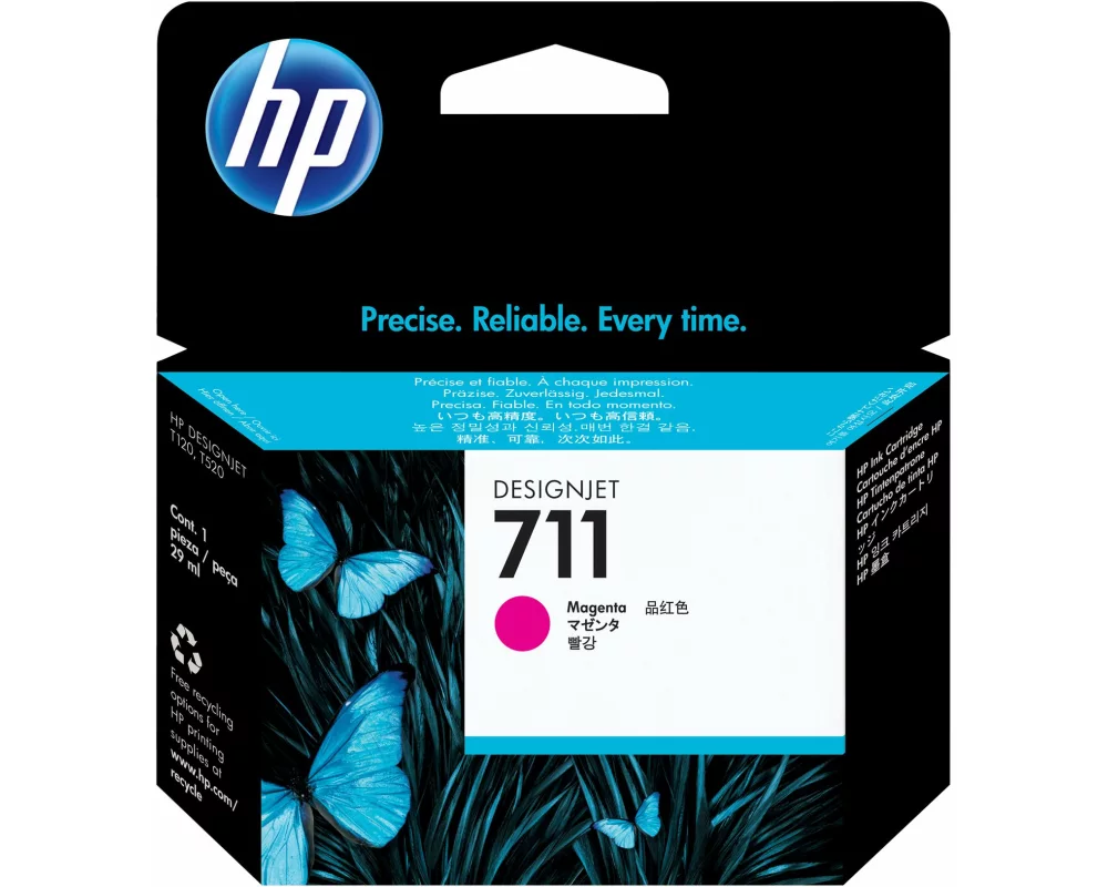 HP Tinte Nr. 711 (CZ131A) Magenta