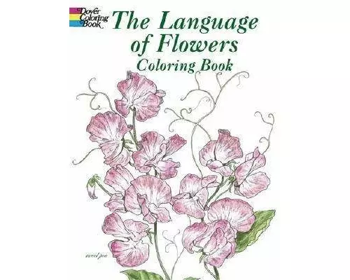 The Language of Flowers Coloring Book
