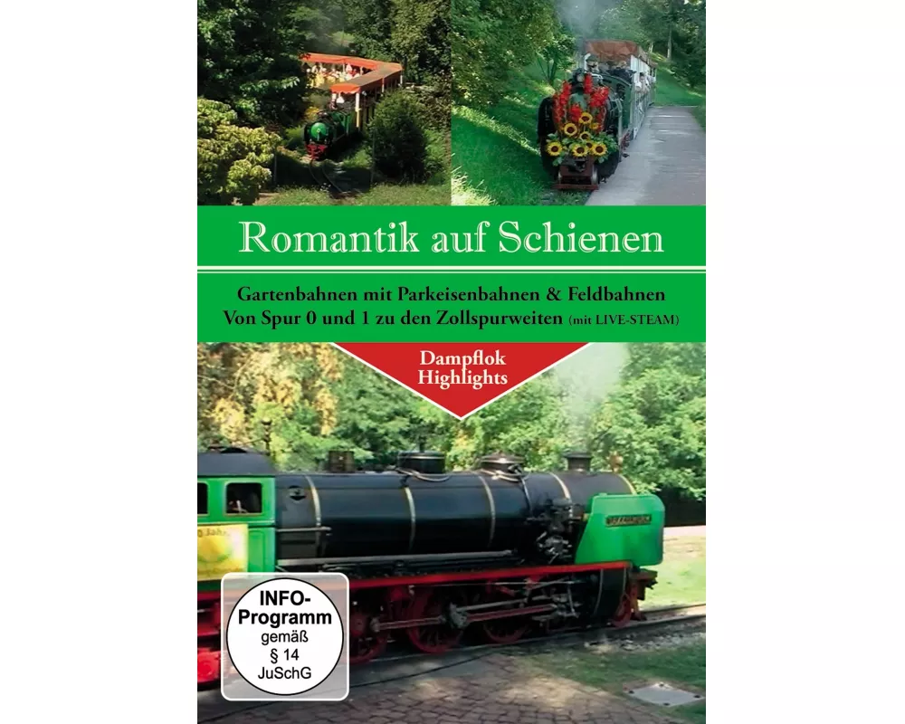 Dampflok Highlights Gartenbahnen M.Parkeisenbahne