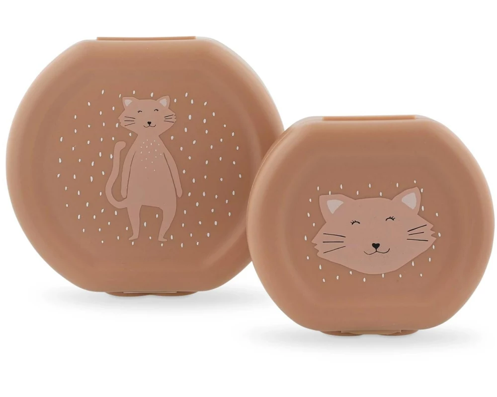 Trixie Lunchbox Katze 2er Set, Hellorange