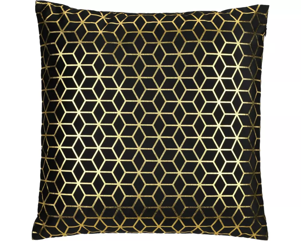 EGLO Kissen Singu 45 x 45 cm, Schwarz/Gold