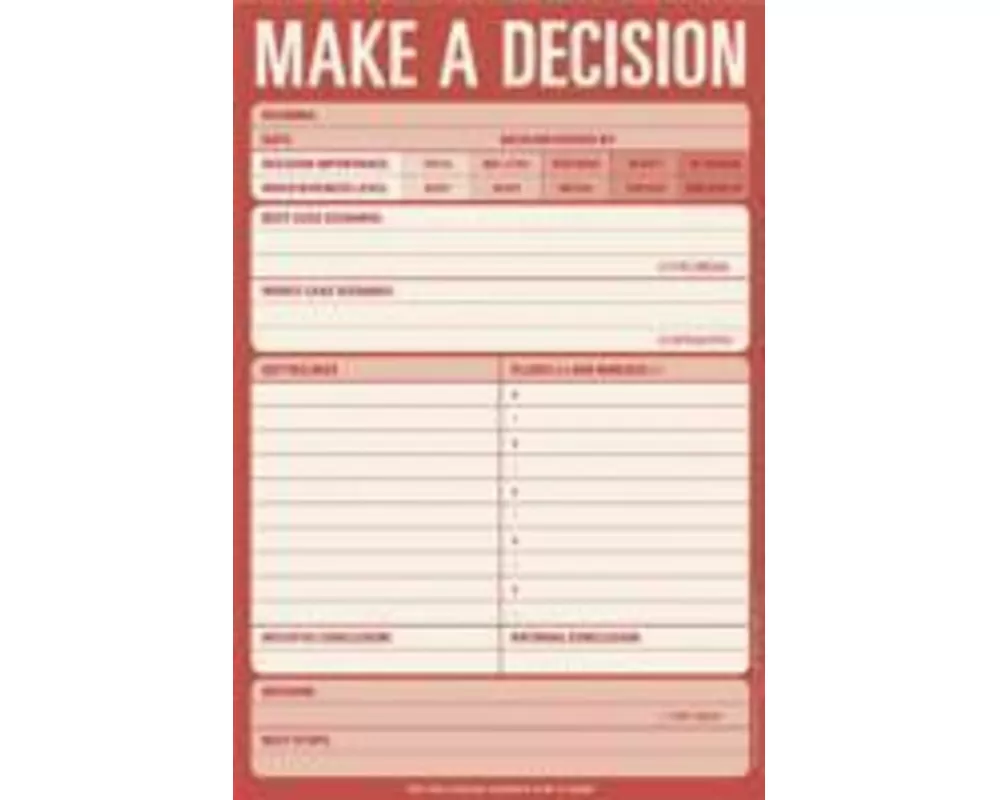 Knock Knock Pads: Make a Decision Pad