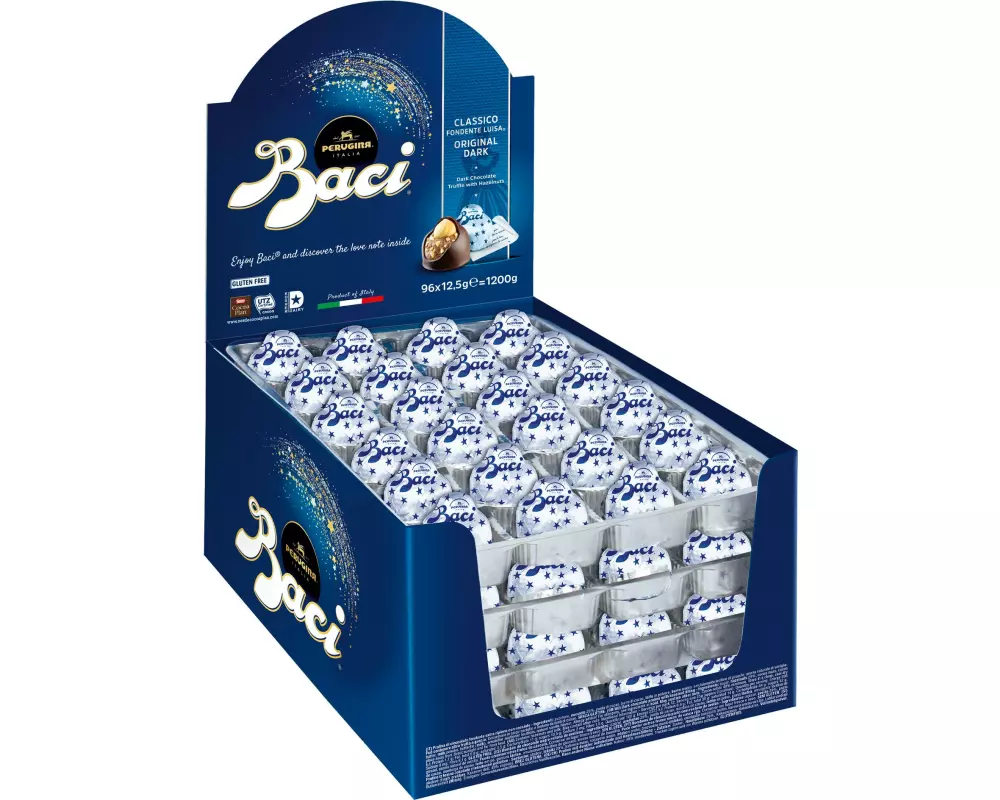 Baci Display 96 Stück- dunkle Schokolade 1200 g