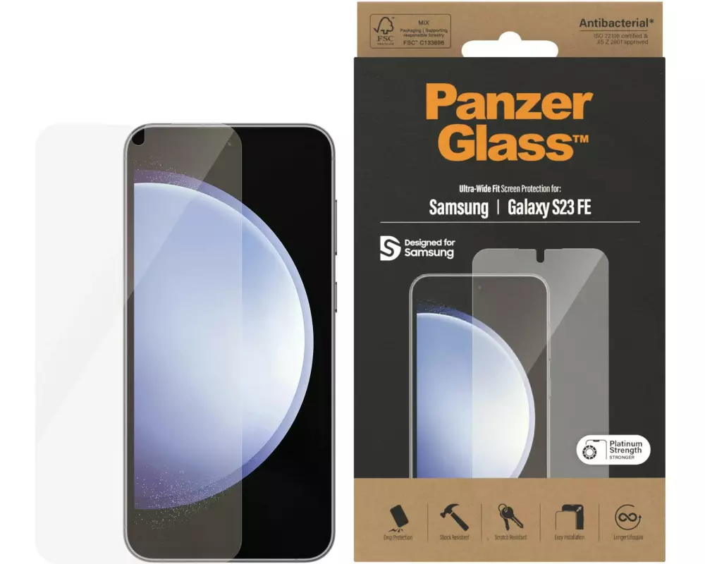 Panzerglass Displayschutz Ultra Wide Fit Galaxy S23 FE
