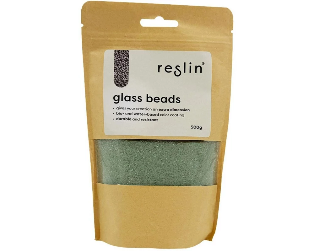 Reslin Glasperlen 500 g Hellgrün