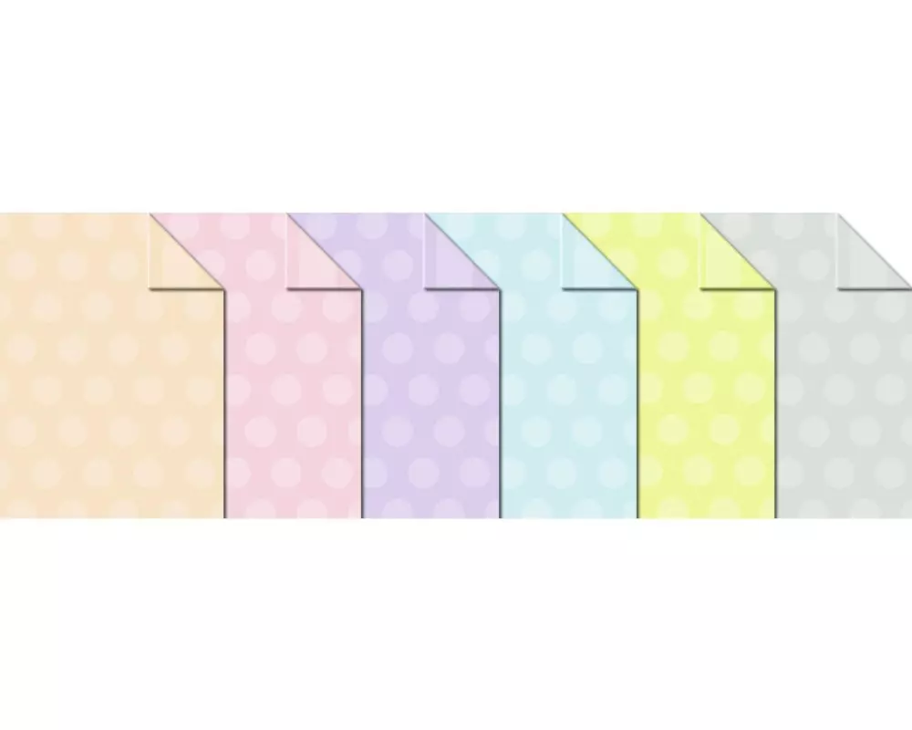 URSUS Motivblock Polka Dots and Stripes 1 Stück, Mehrfarbig