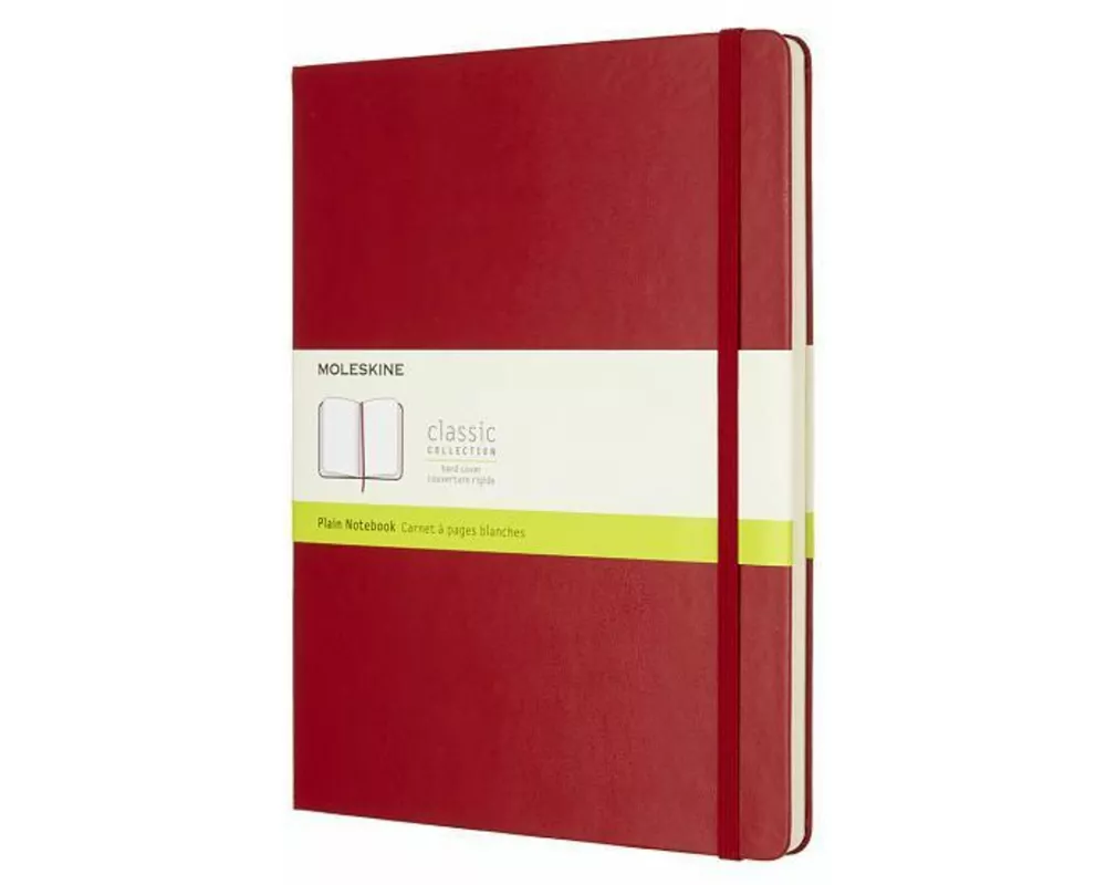 Moleskine Scrlet Red X Lrg Pln Ntbk Hrd