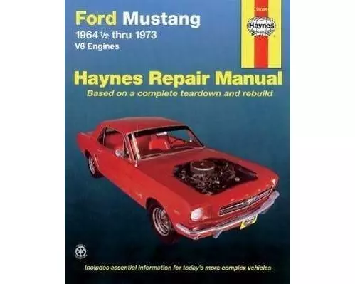 Ford Mustang, Mach 1, GT, Shelby, & Boss V-8 (1964-1973) Haynes Repair Manual (USA)