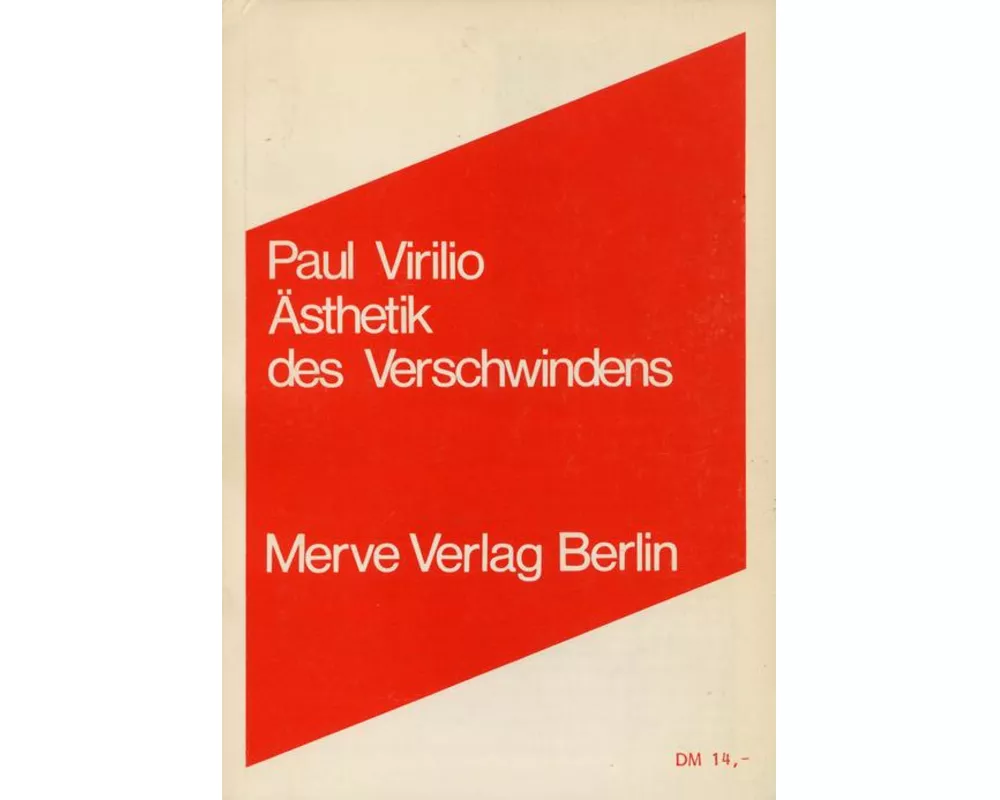 Ästhetik des Verschwindens