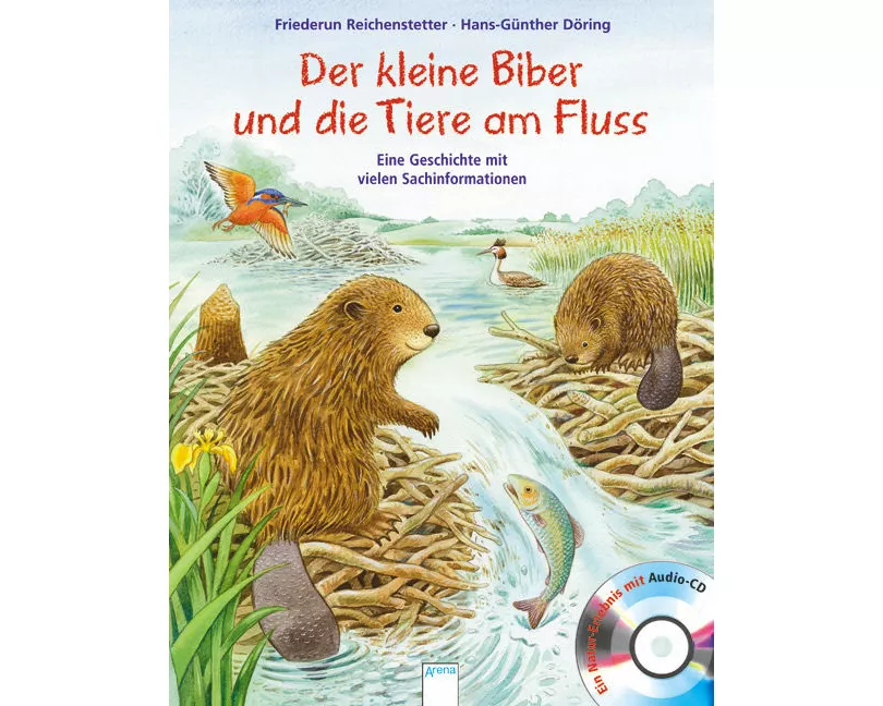 Der kleine Biber und die Tiere am Fluss