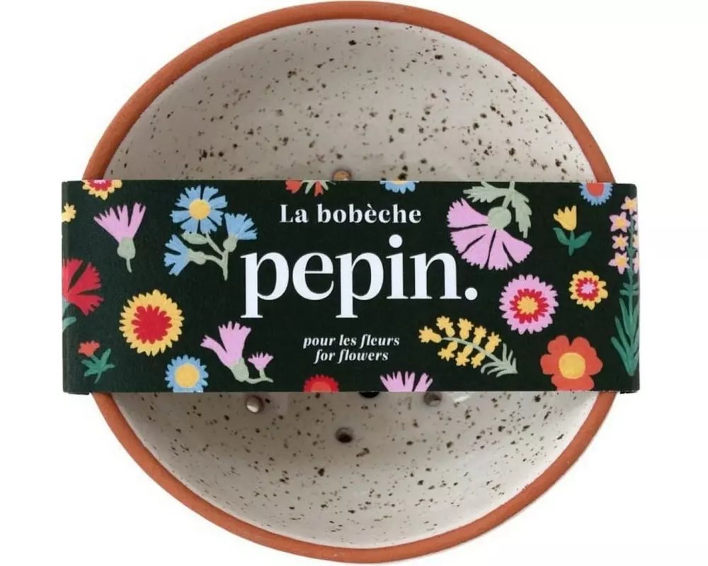 pepin Wabenvase Blumenfrosch 3 cm, Weiss