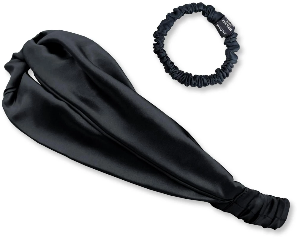 Ailoria SOYEUX & DOUX Set Headband und Scrunchie S aus Seide