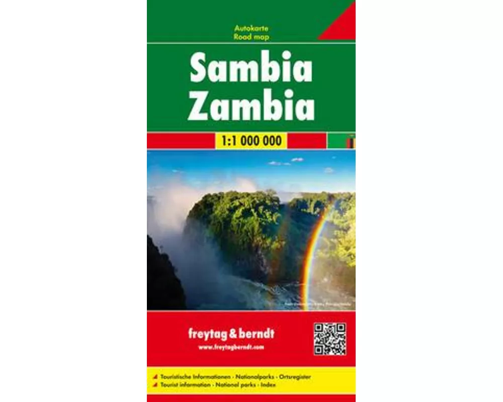 freytag & berndt Straßenkarte Sambia 1:1 Mio
