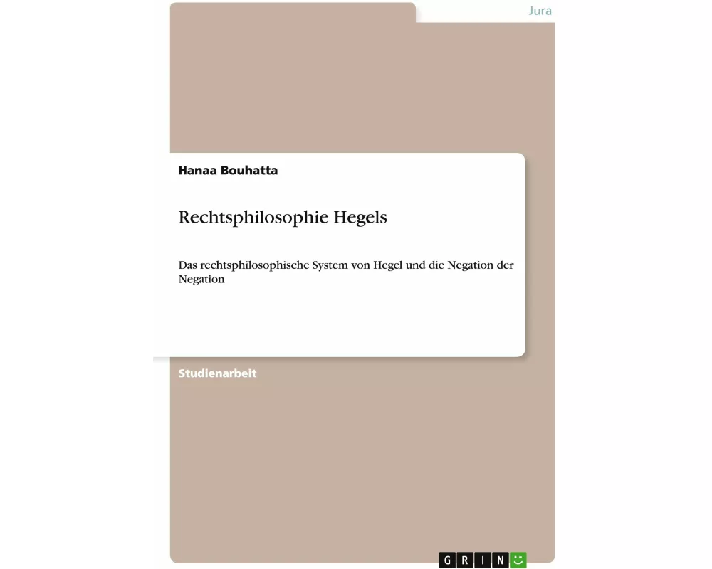 Rechtsphilosophie Hegels