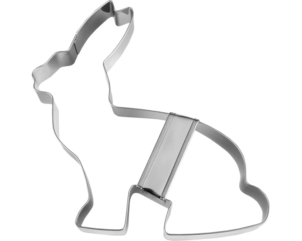 Städter Guetzli-Ausstecher Hase, Edelstahl, 14 cm