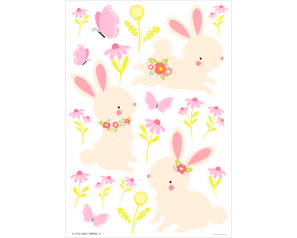 ALLC Wand Sticker WSBUWH06 Hase 350x500 mm