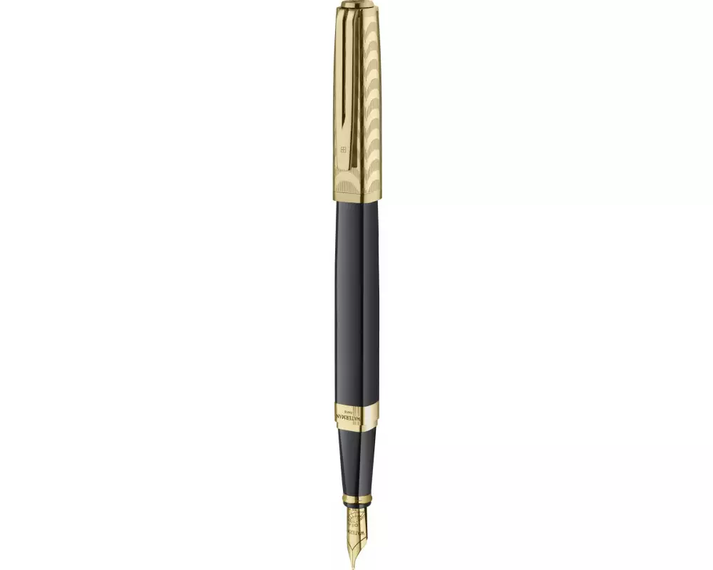 WATERMAN Füllfederhalter Carene Opera Multi Plattform F, Schwarz/Gold