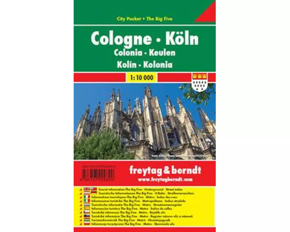 freytag & berndt Innenstadtplan Köln 1:10.000