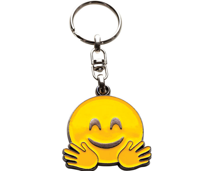 SILCA Schlüsselanhänger Umarmung AKV7248 nickel