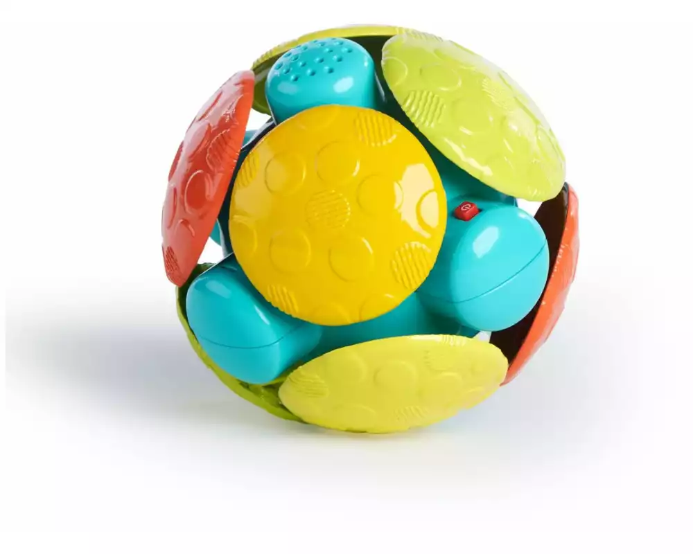 Oball Beschäftigungsspielzeug Wobble Bobble Greifball Mehrfarbig