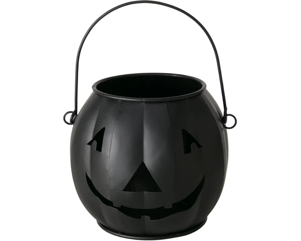 Boltze Windlicht Grimasi Metall, 14 cm