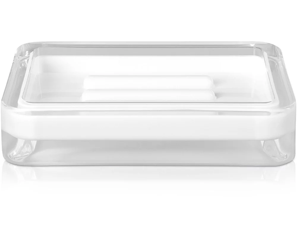 Möve Seifenschale Line Weiss