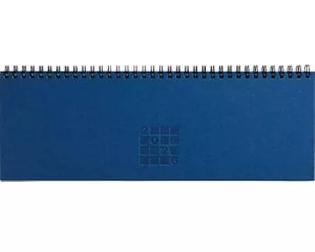 Simplex Tisch-Querkalender Septant 30.7 x 10.5 cm, 2026, Blau