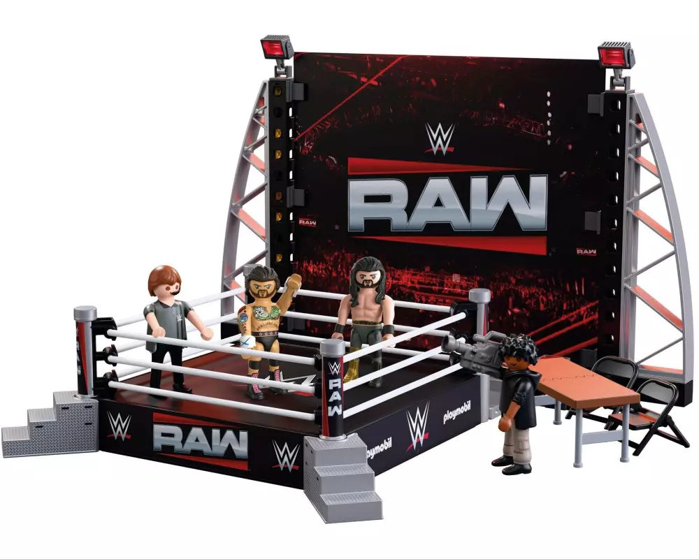 Playmobil WWE RAW Ring Collectors Set 71956