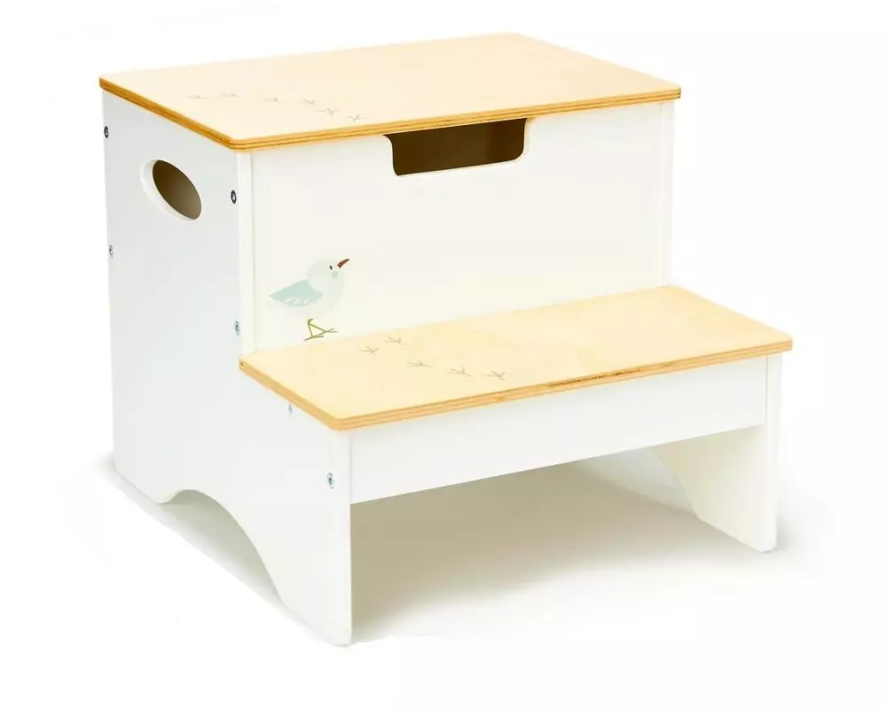 tender leaf toys Kinderstuhl Tritthocker Wald